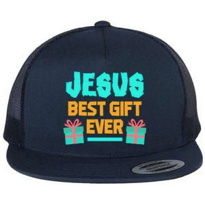 Jesus Best Gift Ever Christmas Flat Bill Trucker Hat