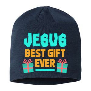 Jesus Best Gift Ever Christmas Sustainable Beanie