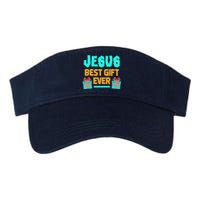 Jesus Best Gift Ever Christmas Valucap Bio-Washed Visor