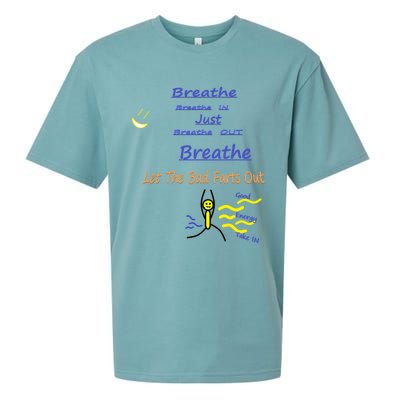 Just Breathe Gift Sueded Cloud Jersey T-Shirt