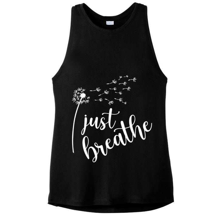 Just Breathe Gift Ladies PosiCharge Tri-Blend Wicking Tank