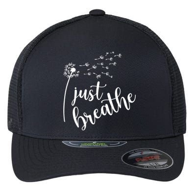 Just Breathe Gift Flexfit Unipanel Trucker Cap