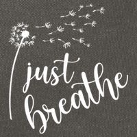 Just Breathe Gift Cotton Canvas Backpack