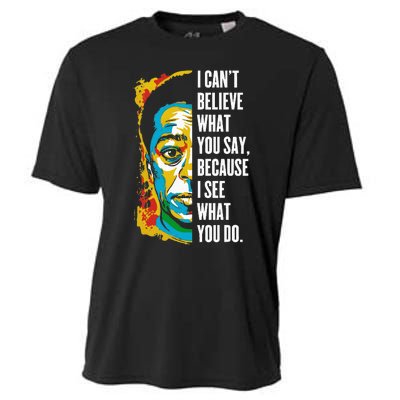 James Baldwin Graffiti Art Juneteenth Black History Month Cooling Performance Crew T-Shirt