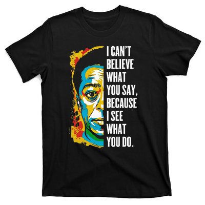 James Baldwin Graffiti Art Juneteenth Black History Month T-Shirt