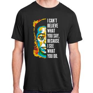 James Baldwin Graffiti Art Juneteenth Black History Month Adult ChromaSoft Performance T-Shirt