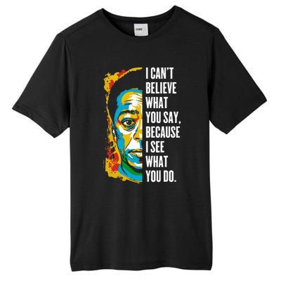 James Baldwin Graffiti Art Juneteenth Black History Month Tall Fusion ChromaSoft Performance T-Shirt