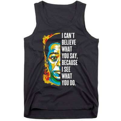 James Baldwin Graffiti Art Juneteenth Black History Month Tank Top