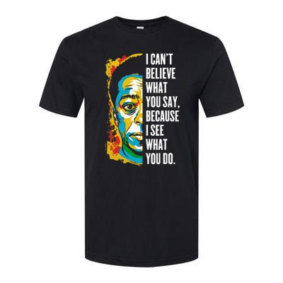 James Baldwin Graffiti Art Juneteenth Black History Month Softstyle CVC T-Shirt