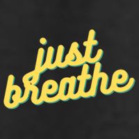 Just Breathe Gift 7 Panel Mesh Trucker Snapback Hat