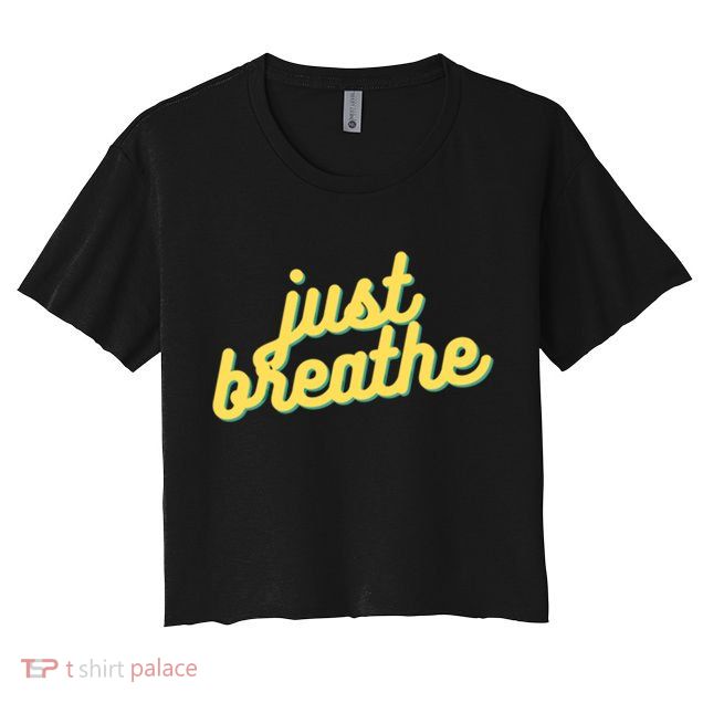 Just Breathe Gift Crop Top