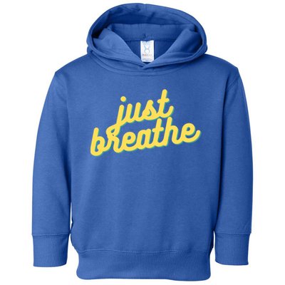 Just Breathe Gift Toddler Hoodie