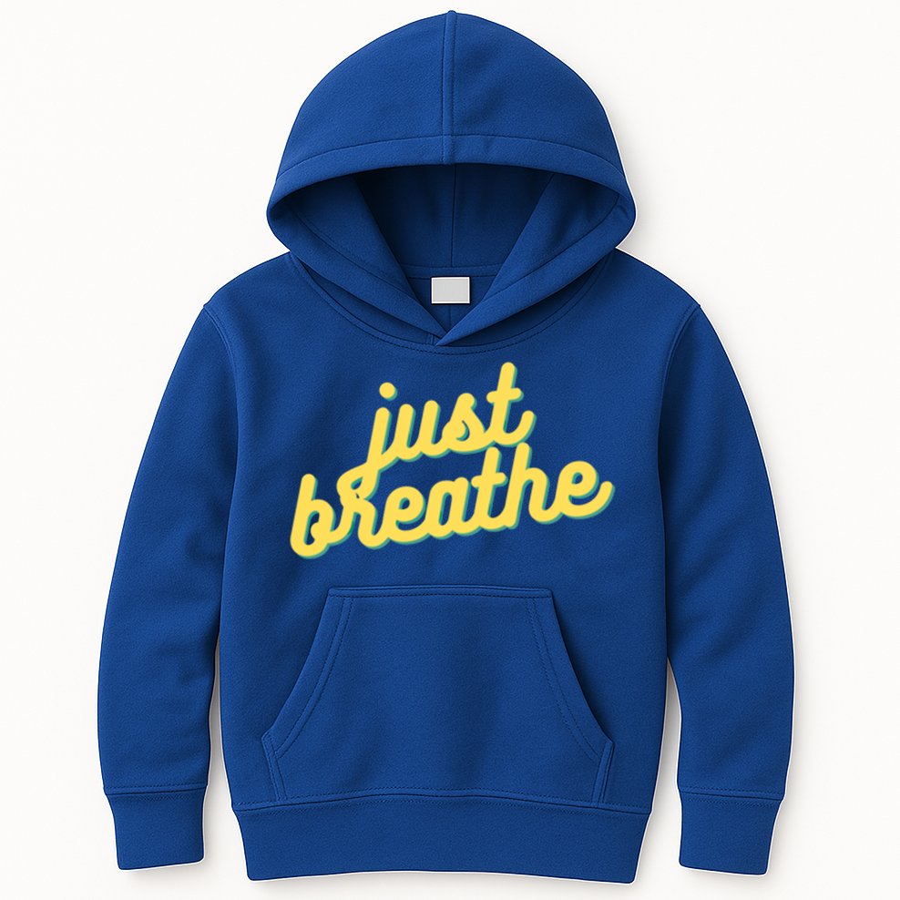 Just Breathe Gift Kids Hoodie