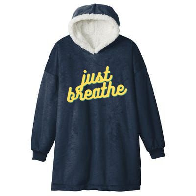 Just Breathe Gift Hooded Wearable Blanket