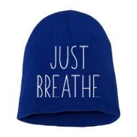 Just Breathe Gift Short Acrylic Beanie