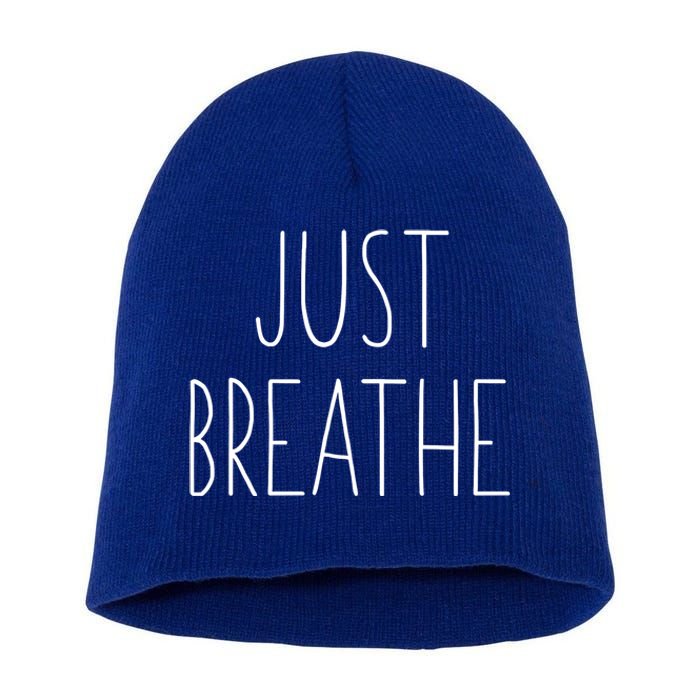 Just Breathe Gift Short Acrylic Beanie