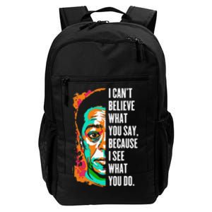 James Baldwin Graffiti Art Juneteenth Black History Month Daily Commute Backpack