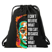 James Baldwin Graffiti Art Juneteenth Black History Month Drawstring Bag