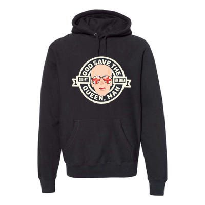 Joe Biden God Save The Queen Man President Dummy Premium Hoodie