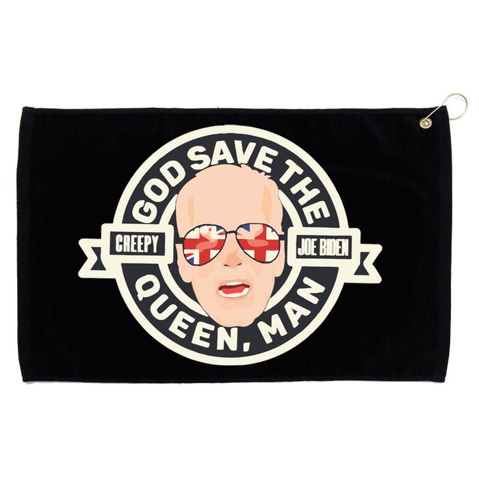 Joe Biden God Save The Queen Man President Dummy Grommeted Golf Towel