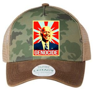 Joe Biden Genocide Anti Biden Funny Conservative Political Legacy Tie Dye Trucker Hat