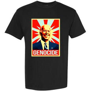 Joe Biden Genocide Anti Biden Funny Conservative Political Garment-Dyed Heavyweight T-Shirt