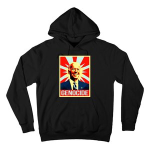 Joe Biden Genocide Anti Biden Funny Conservative Political Hoodie