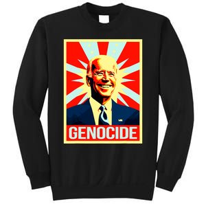 Joe Biden Genocide Anti Biden Funny Conservative Political Sweatshirt