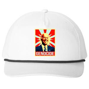 Joe Biden Genocide Anti Biden Funny Conservative Political Snapback Five-Panel Rope Hat