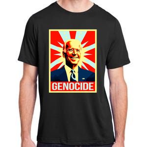 Joe Biden Genocide Anti Biden Funny Conservative Political Adult ChromaSoft Performance T-Shirt