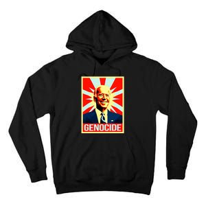 Joe Biden Genocide Anti Biden Funny Conservative Political Tall Hoodie