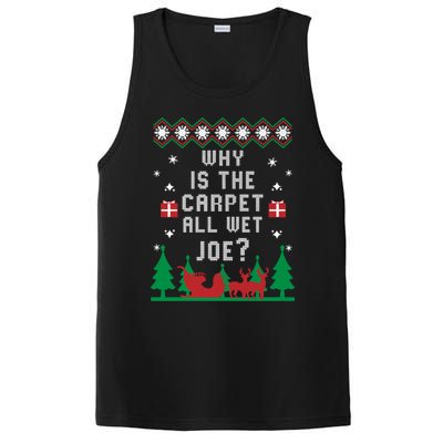 Joe Biden Gift Why Is The Carpet All Wet Joe Ugly Christmas Meaningful Gift PosiCharge Competitor Tank