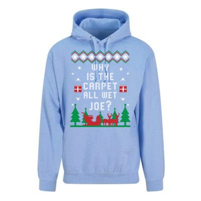 Joe Biden Gift Why Is The Carpet All Wet Joe Ugly Christmas Meaningful Gift Unisex Surf Hoodie