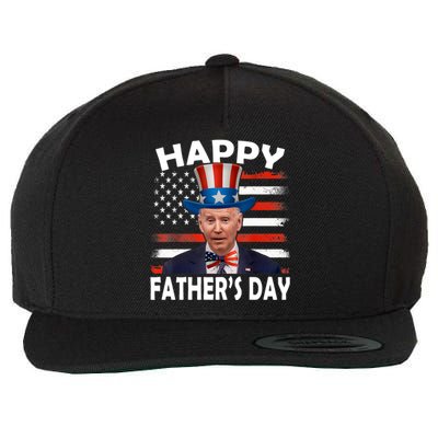 Joe Biden Happy Father's Day For Funny 4th Of July Wool Snapback Cap