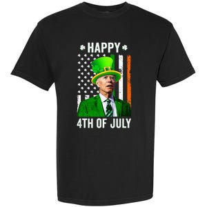 Joe Biden Happy 4th Of July Confused St Patricks Day Garment-Dyed Heavyweight T-Shirt