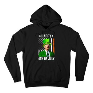 Joe Biden Happy 4th Of July Confused St Patricks Day Hoodie