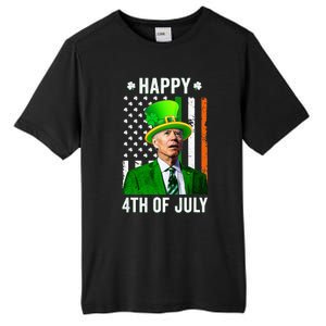 Joe Biden Happy 4th Of July Confused St Patricks Day Tall Fusion ChromaSoft Performance T-Shirt