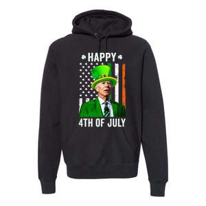 Joe Biden Happy 4th Of July Confused St Patricks Day Premium Hoodie