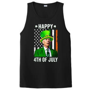 Joe Biden Happy 4th Of July Confused St Patricks Day PosiCharge Competitor Tank