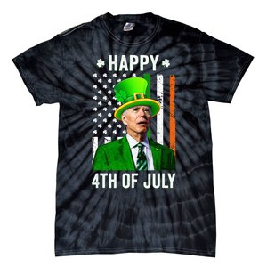 Joe Biden Happy 4th Of July Confused St Patricks Day Tie-Dye T-Shirt