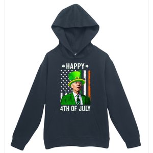 Joe Biden Happy 4th Of July Confused St Patricks Day Urban Pullover Hoodie