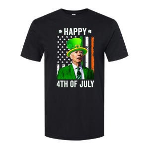 Joe Biden Happy 4th Of July Confused St Patricks Day Softstyle CVC T-Shirt