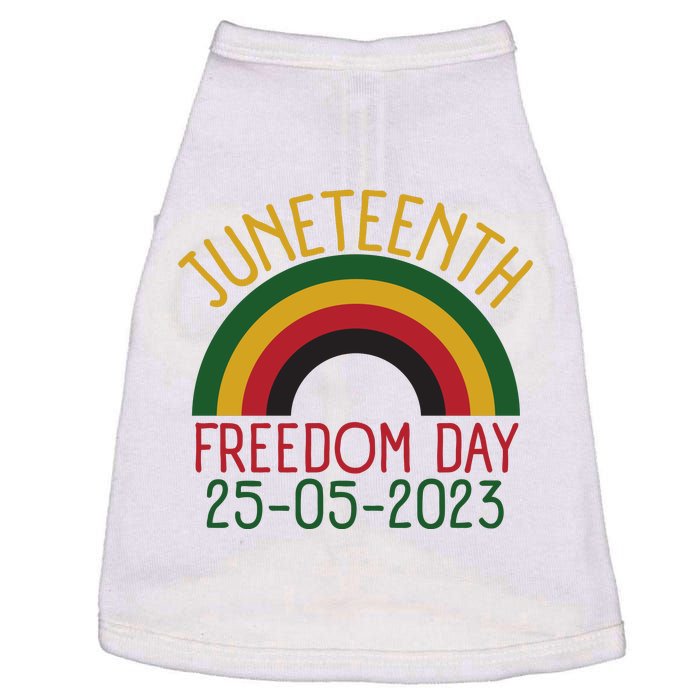 Juneteenth Black History American African Freedom Day Doggie Tank