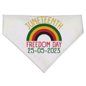 Juneteenth Black History American African Freedom Day USA-Made Doggie Bandana