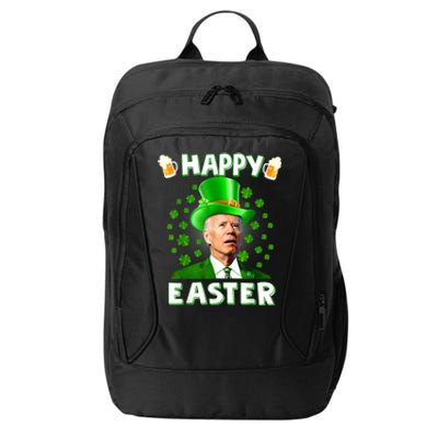 Joe Biden Happy Easter Confused Funny St Patrick's Day City Backpack