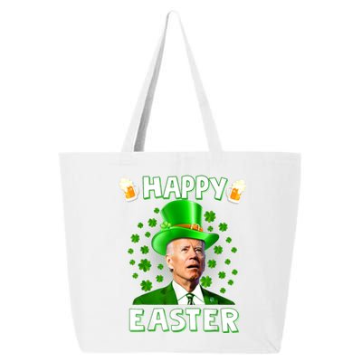 Joe Biden Happy Easter Confused Funny St Patrick's Day 25L Jumbo Tote