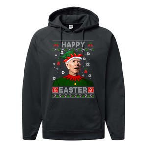 Joe Biden Happy Easter Ugly Christmas Sweater For Women Sweatshirt Performance Fleece Hoodie