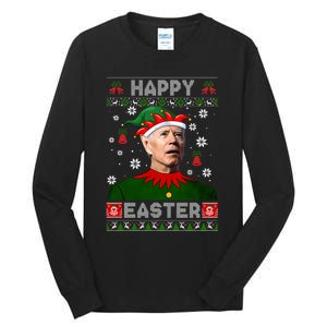 Joe Biden Happy Easter Ugly Christmas Sweater For Women Sweatshirt Tall Long Sleeve T-Shirt