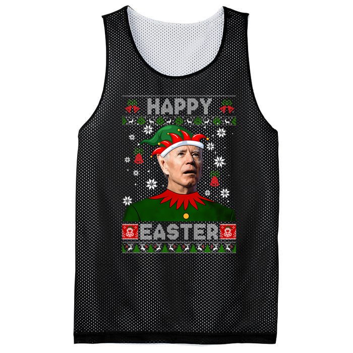 Joe Biden Happy Easter Ugly Christmas Sweater For Women Sweatshirt Mesh Reversible Basketball Jersey Tank