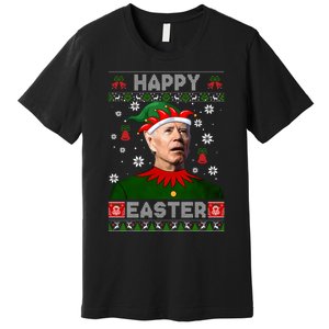 Joe Biden Happy Easter Ugly Christmas Sweater For Women Sweatshirt Premium T-Shirt